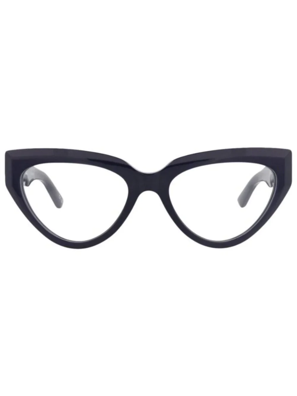 New Balenciaga Womens Cat Eye Blue Blue Transparent Fashion Designer Eyeglasses